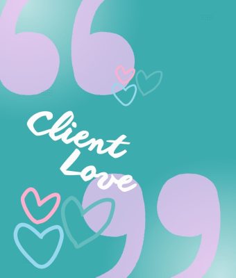 @porada advisory client love surrounded by question marks and hearts
